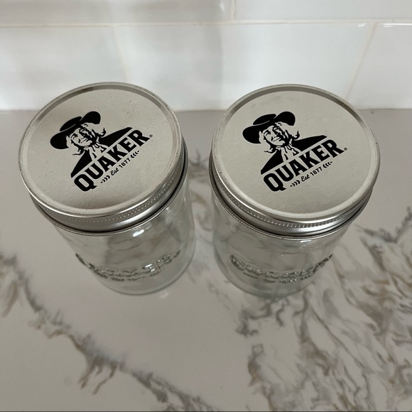 Quaker Oats Glass Jars Excellent Like rare! - Picture 4 of 7